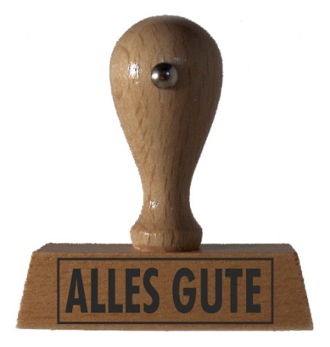 Sprüche-Stempel Alles Gute vom Kaufhaus2010 von DieStempelGmbH