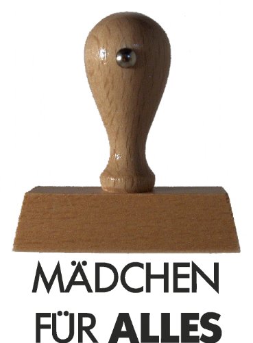 Sprüche-Stempel MÄDCHEN FÜR Alles vom Kaufhaus2010 von DieStempelGmbH