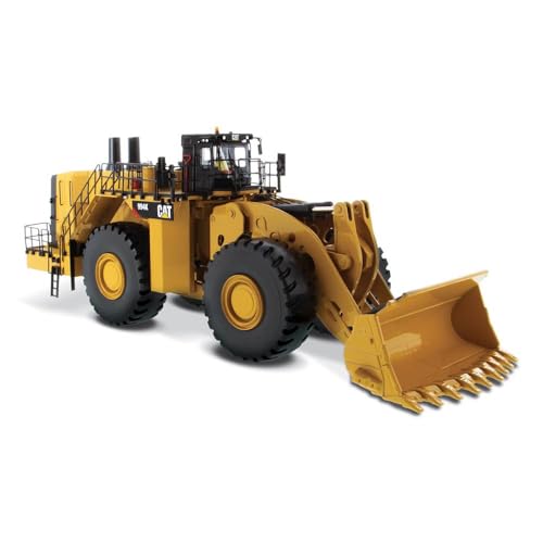 Cat 994K Radlader im Maßstab 1:50 – Felseimer Version in Gelb | Core Classics Series Cat Trucks & Baumaschinen | Maßstab 1:50 Modell Druckguss Sammlerstück Modell 85505C von Diecast Masters