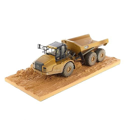 Diecast Masters 1:50 Caterpillar 745 Knickgelenkter Muldenkipper, verwitterte Serie Cat Trucks & Baumaschinen | Modell 1:50 Druckguss Sammlerstück | Caterpillar Truck, Modell 85704 von Diecast Masters