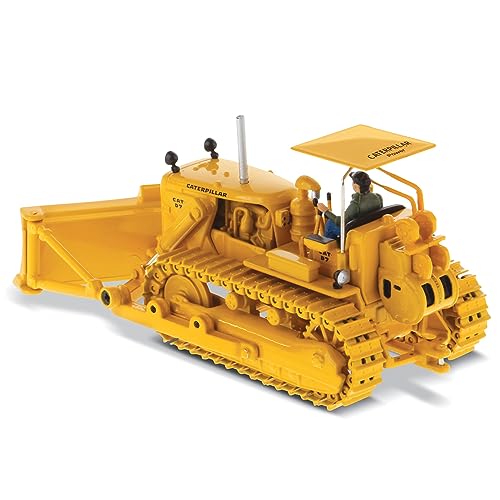 Diecast Masters Caterpillar D7C Track-Typ Traktor 1:50 | Vintage Serie Cat Trucks & Baumaschinen | Maßstab 1:50 Modell Druckguss Sammlerstück Modell 85577 von Diecast Masters