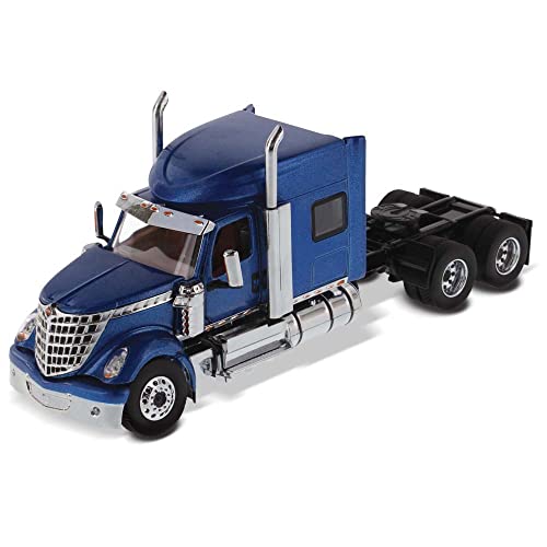 Diecast Masters International Lonestar Sleeper Cab Truck-Traktor | 1:50 Einzelstern Maßstab Semi Trucks | Blaues Druckguss-Modell von Diecast Masters 71026 von Diecast Masters