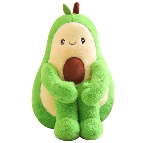 Avocado Kuscheltier, Avocado Plüschtier, Squishmallow Avocado, Avocado Kissen, Weiches Stofftier Kuscheltier, Hände Auf Die Beine Plüschtier, Geschenk für Kinder Jungen Mädchen -25cm von Diempi