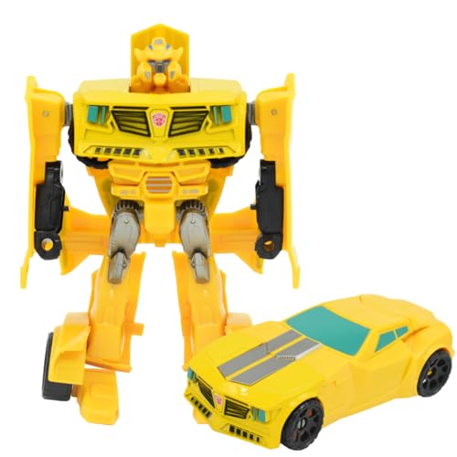 Deformierter Auto Spielzeug Roboter für Kinder - Gelb, 2-in-1 Transform Auto Action Figure, Geschenk für Jungen und Mädchen ab 3 Jahren von Diempi