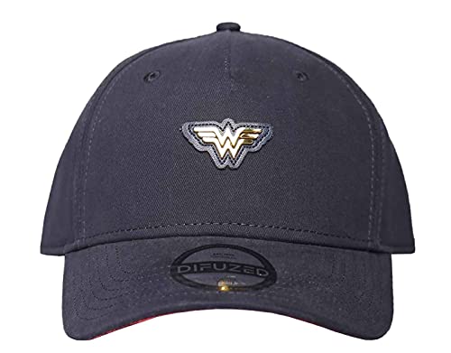 Difuzed Zubehör Warner-Wonder Woman-Adjustable Cap, Mehrfarbig von Difuzed