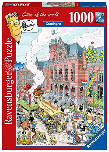 Ravensburger RB16596-4 Fleroux - Groningen, cities of The world Legepuzzle, Multicolor von Ravensburger