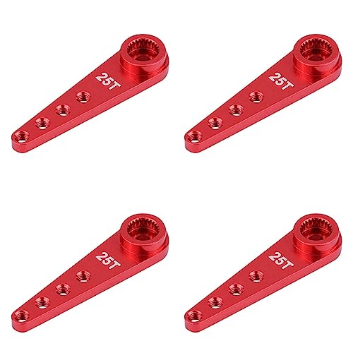 Diggtor 4X Legierung WPL1627R Upgrade 25T Metall Lenker für RC1: 16 Auto DIY Rot von Diggtor