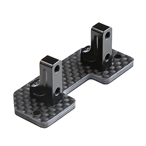 Diggtor Carbon Fiber Servo Mount Axle Up Servo Feste Halterung für Axial SCX10 SCX10 II 90046 1/10 RC Crawler Auto Upgrade-Teile von Diggtor