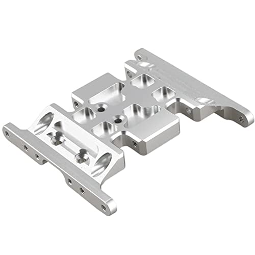 Diggtor Halterung für Zahnradkasten 1 Stück aus versilbertem Metall für 1/10 Rc Track Axial SCX10 D90 D110 von Diggtor