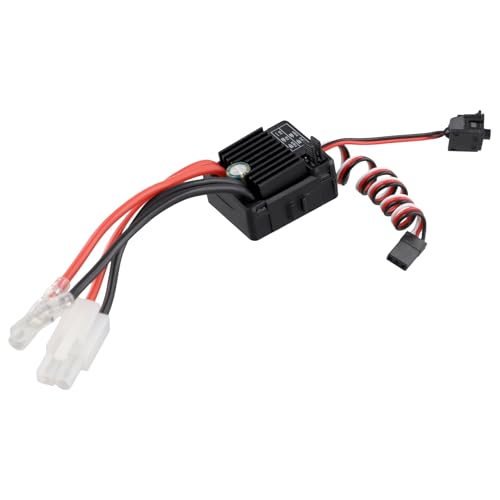 Diggtor RC 1060 Brushed ESC 60A 2-3S LiPo Wasserdichter Elektrischer Drehzahlregler für RC-Autos, LKWs, Boote, für Axial/für/für von Diggtor