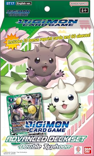 Bandai Digimon TCG - ST17 Double Typhoon Advanced Deck Set Bandai Digimon TCG - ST17 Double Typhoon Advanced Deck Set von Digimon