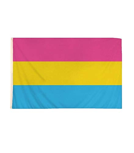 LGBT Regenbogen-Armband, Abzeichen, Hüte, mehrfarbig, Stirnband, Rock, Gay Pride, Party-Zubehör (Pansexuelle Flagge) von DigitalSpot