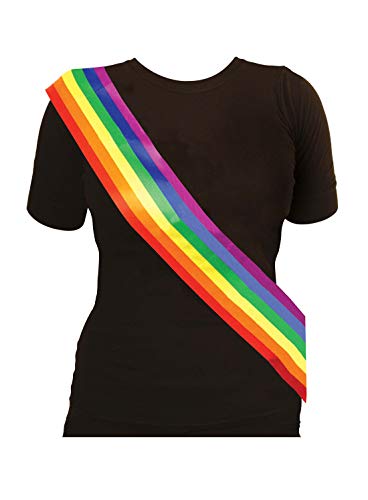 LGBT Regenbogen-Armband, Abzeichen, Hüte, mehrfarbig, Stirnband, Rock, Gay Pride, Party-Zubehör (Regenbogen-Schärpe) von DigitalSpot