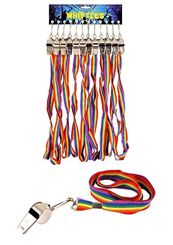 LGBT Regenbogen-Armband, Abzeichen, Hüte, mehrfarbig, Stirnband, Rock, Gay-Pride-Party-Zubehör, Regenbogenpfeife von DigitalSpot