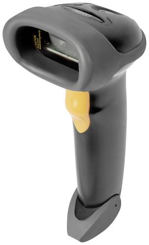 Digitus DA-81001 1D Barcode-Scanner Kabelgebunden 1D LED Schwarz Hand-Scanner inkl. Standfuß USB-A von Digitus