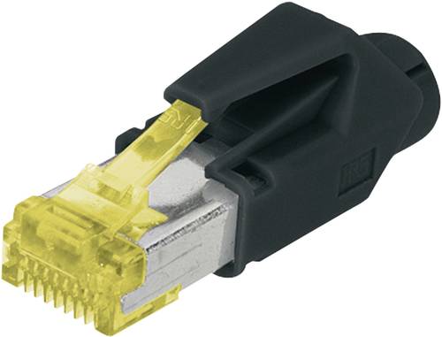 Digitus A-MO6 8/8 HRS CAT 6 RJ45 Modular-Stecker, geschirmt, inkl. Knickschutztülle A-MO6 8/8 HRS S von Digitus