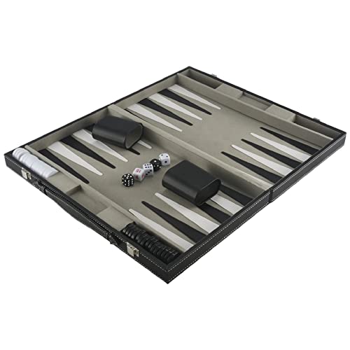 Diheohg Backgammon Set - Klassisches 14,75 Backgammon Set für Erwachsene Brett Spiel für Antikes Backgammon Set Set Familien Spiel Set von Diheohg