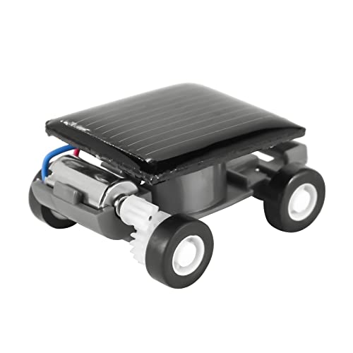 Diheohg Hohe Qualitaet Kleinste Mini Auto Solar Power Spielzeug Auto Racer Educational Gadget Kinder Kinderspielzeug Heisser Solar Power Toy schwarz von Diheohg