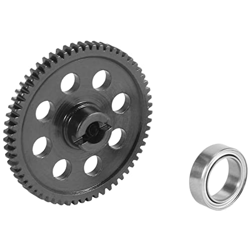 Diheohg Metall 60T Haupt Getriebe Untersetzungs Getriebe 7640 für LaTrax Teton 1/18 RC Auto Aktualisierung Teile ZubehöR von Diheohg