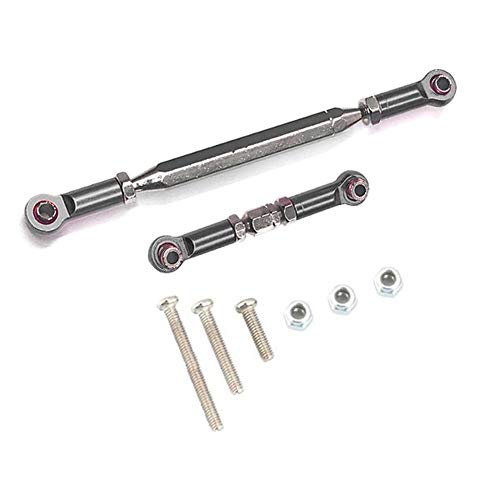 Diheohg Metall Verstellbares Lenk Gestänge Servo Link Zug Stange Spann Schloss für Mn D90 D99 Mn-90-45 1/12 Rc Auto Crawler, von Diheohg