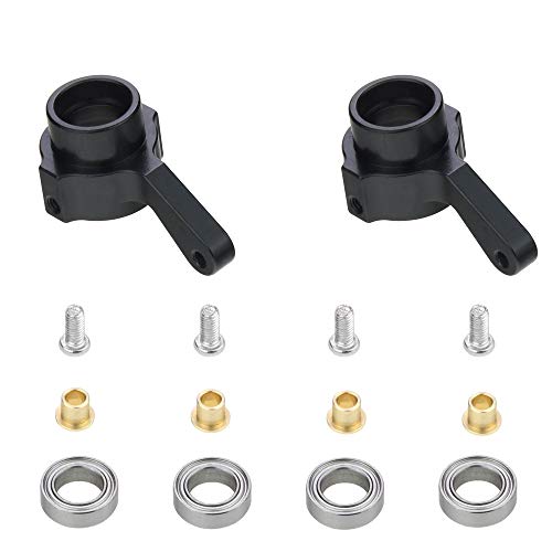 Diheohg Metalllenkbecher Turn Cup Kit für C14 C24 C34 C44 B14 B1 B16 B24 B36 MN D90 D91 MN99S RC Autoteile, Schwarz von Diheohg