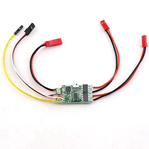 Diheohg -Wege-Bidirektionaler 5A ESC Brushed Speed Controller Dual Way ESC 2S-3S Lipo für RC-Modellauto-Bootstank-Ersatzteile von Diheohg