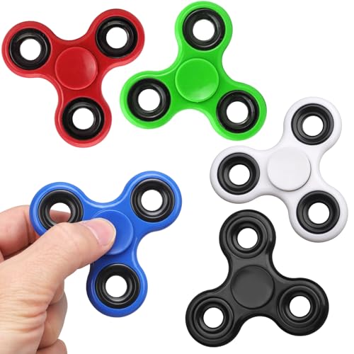 Dilabnda 5er-Pack Fidget Spinner Spielzeug für Kinder Erwachsene, Sensorische Fidget Toys Weihnachten Set Spielzeug Zappeln Hand Spinner Finger Tri-Spinner Toy, Geschenke für Reduziert Angstzustände von Dilabnda