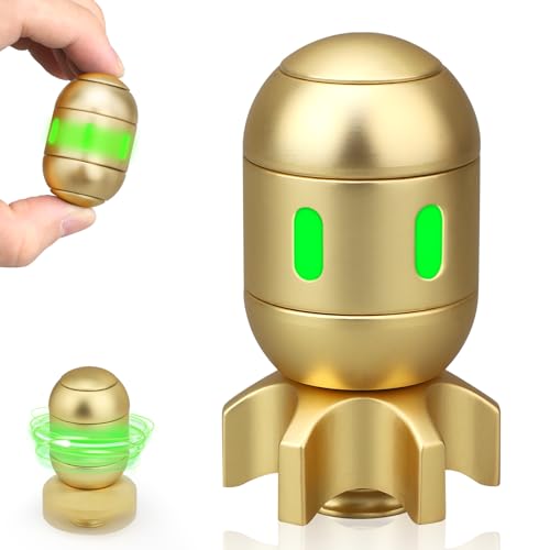 Dilabnda Atombombe Metall Fidget Spinner Spielzeug für Erwachsene Kinder, Cooles 2 in 1 Leuchtendes Hand Finger Spinner Würfel Spielzeug, Sensorisches Fingerspinn Gyro Spielzeug Geschenke Dilabnda Atombombe Metall Fidget Spinner Spielzeug für Erwachsene Kinder, Cooles 2 in 1 Leuchtendes Hand Finger Spinner Würfel Spielzeug, Sensorisches Fingerspinn Gyro Spielzeug Geschenke von Dilabnda