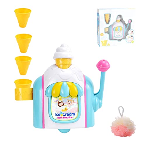 Badespielzeug Eismaschine, Seifenblasen Eismaschine Badewanne, Badewannen-Eismaschine - Tragbare Badewannen-Blasenmaschine, Duschspielzeug für Kinder, und Freunde Badespielzeug Eismaschine, Seifenblasen Eismaschine Badewanne, Badewannen-Eismaschine - Tragbare Badewannen-Blasenmaschine, Duschspielzeug für Kinder, und Freunde von Dilaminaqi