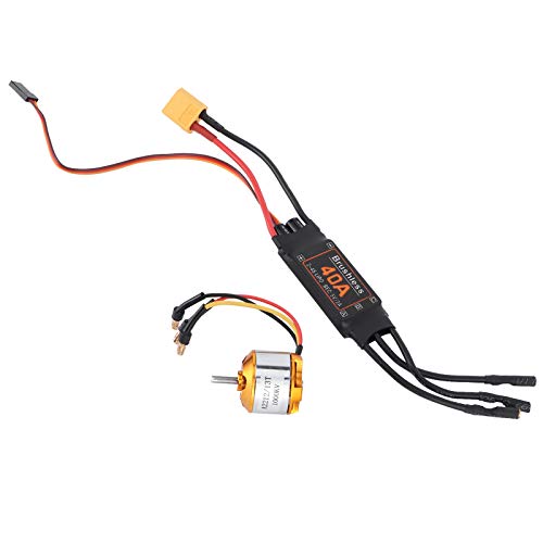 2212 1000KV Motor 40A Bürstenloser Regler Set Zubehör für RC Drone Helicopter Modell Mehrere Funktionen von Dilwe