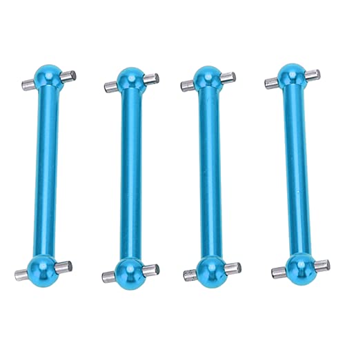 4pcs RC Dog Bone Antriebswelle, Aluminiumlegierung Vorne und Hinten Dog Bone für TT02B 1/10 RC Auto(Blau) von Dilwe