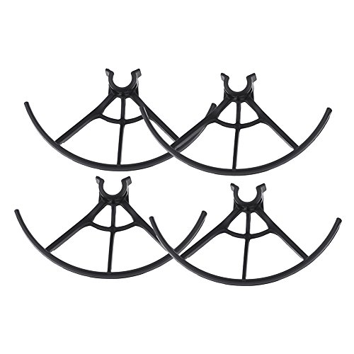 Propeller Protector Kompatibel für Tello, 4 Pcs schwarz Kunststoff Drohne Propeller Klingen Guard Schutzhülle von Dilwe