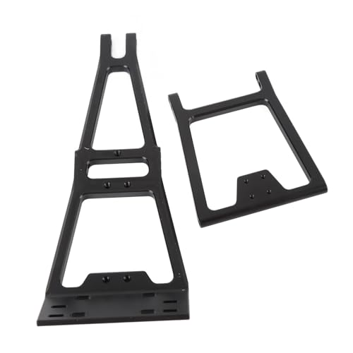 Dilwe 1/10 RC-Abschlepparm-Kit, RC-Abschleppkran-Arm-RC-Truck-Bausatz mit Großer Hinterer Anhängerhalterung aus Aluminiumlegierung für Kletterwagen Im Maßstab 1:10 (Black) von Dilwe