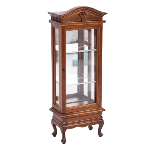 Dilwe 1:12 Skala -Miniaturschrank, Birch Wood Mini House Möbel mit Erz Top Dollhouse Dekor -Accessoires für Lebende Essschlafzimmer Dilwe 1:12 Skala -Miniaturschrank, Birch Wood Mini House Möbel mit Erz Top Dollhouse Dekor -Accessoires für Lebende Essschlafzimmer von Dilwe