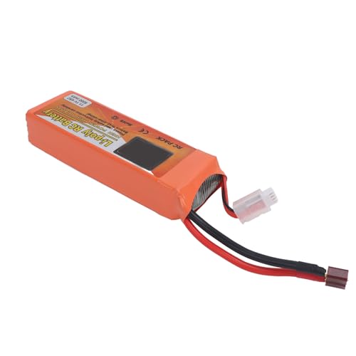 Dilwe 11,1 V 5000 MAh RC-Drohnen-Akku, RC-Hubschrauber-Akku mit T-Stecker für RC Quadcopter, Bürstenloses Segelflugzeug, RC-Boot von Dilwe