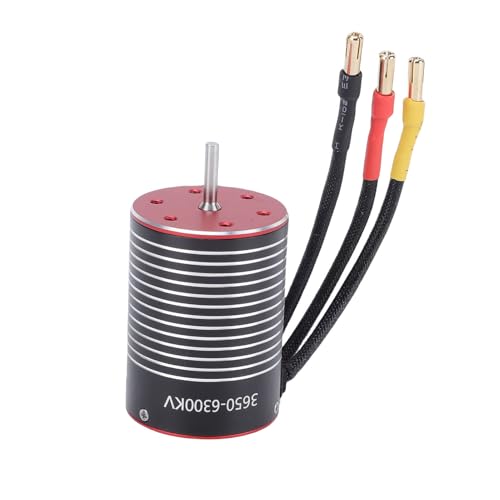 Dilwe 3650 Bürstenloser Motor 6300kV für 1/10 RC -Auto, Wasserfest Hochgeschwindigkeits -Rennmotor mit 3 Mm Welle Dilwe 3650 Bürstenloser Motor 6300kV für 1/10 RC -Auto, Wasserfest Hochgeschwindigkeits -Rennmotor mit 3 Mm Welle von Dilwe