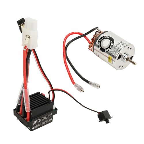 Dilwe 540 Gebürsteten Motor mit 320A ESC -Combo -Set, Geeignet für RC CAR 7,4 V, Hohe Genauigkeit Gebürsteten Motor -ESC -Kit für Hobby -RC -Autos (12T) von Dilwe