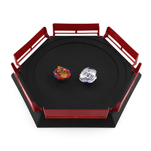 Dilwe Battle Top Arena, Kunststoff Burst Spinning Top Arena Battling Top Arena Top Stadion für Burst Battling Tops Spielspielzeug (Black) von Dilwe