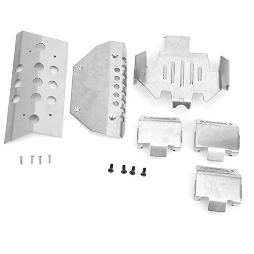 Dilwe Edelstahl-Chassis-Schaltplatten-Set, Geeignet für G63 6-Rad RC-Auto, RC-Zubehör, Accessoires von Dilwe