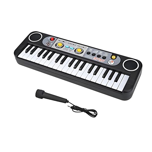 Dilwe Elektronisches Keyboard Piano, 37-Tasten mit Mikrofon und 24 Demos mit der Anpassung der Beats Digital Klavier Educational Musikinstrumente für Kinder Anfänger Schüler von Dilwe