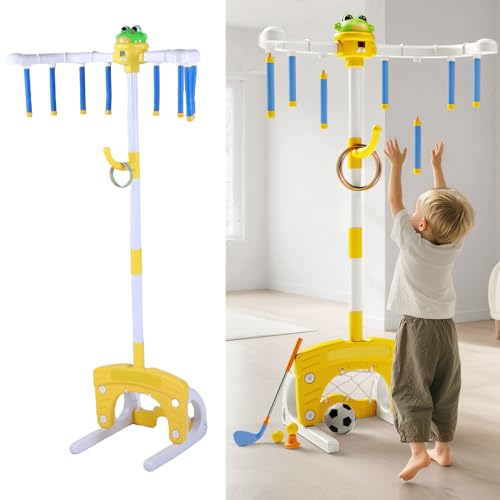 Dilwe Falling Sticks, 4 -in 1 -Sticks Spiel mit Fernbedienung, Golf, Fußball, Wurf, Handspielzeugkoordination Spielzeug für Augen -Koordination Dilwe Falling Sticks, 4 -in 1 -Sticks Spiel mit Fernbedienung, Golf, Fußball, Wurf, Handspielzeugkoordination Spielzeug für Augen -Koordination von Dilwe