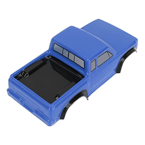 Dilwe Ferngesteuertes Autogehäuse, RC-Autokarosserie aus Kunststoff, 125 Mm Radstand, Exquisites RC-Car-Shell-LKW-Karosseriezubehör für Axial SCX24 1/24 (Blau) Karosserie-Zubehör von Dilwe