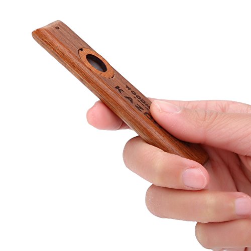 Holz Kazoo, Holz Kazoo Ukulele Gitarre Partner mit Metal Box Musikinstrument Upgrade Ersatzteilother von Dilwe