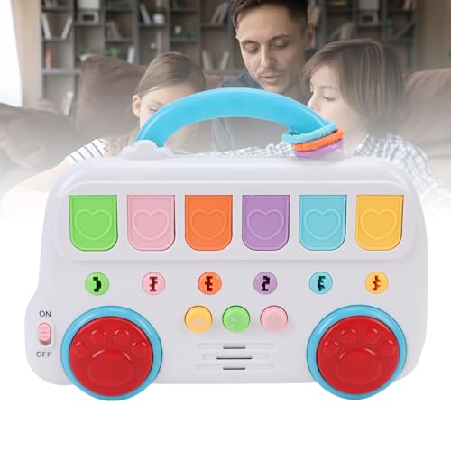Dilwe Interaktives Kleinkindspielzeug, Musikalischer Babyaktivitätsbus mit Tierschlüssel für Frühes Lernen, Bildungssortiergeschenk für Bildungsfarb Dilwe Interaktives Kleinkindspielzeug, Musikalischer Babyaktivitätsbus mit Tierschlüssel für Frühes Lernen, Bildungssortiergeschenk für Bildungsfarb von Dilwe