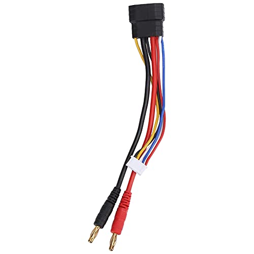 Dilwe Kabel für TRX Stecker auf 4,0 Bananen Stecker, 2V 5A Transform ​Stecker Adapter Akkuladekabel für RC Auto/Flugzeug von Dilwe