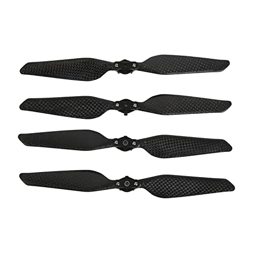 Dilwe Kohlefaser-Propeller, 2 Paar Schnellspanner-Kohlefaser-Propeller Aero-Teile für FIMI X8 SE Ferngesteuerte Drohnenblätter Modellspielzeug von Dilwe