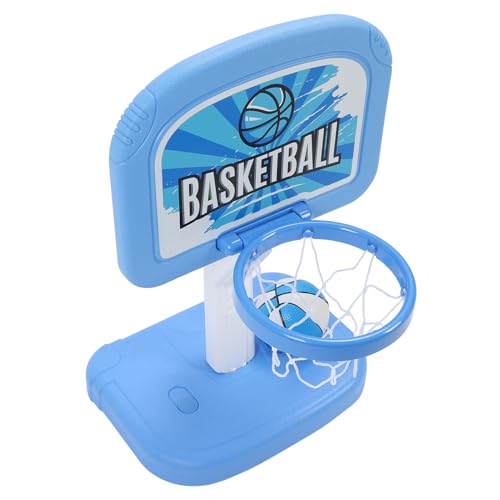 Dilwe Pool-Basketballkorb, Höhenverstellbares Kunststoff-Schwimmbadspielset mit 2-Ball-Pumpe für Im Innen- und Außenbereich von Dilwe