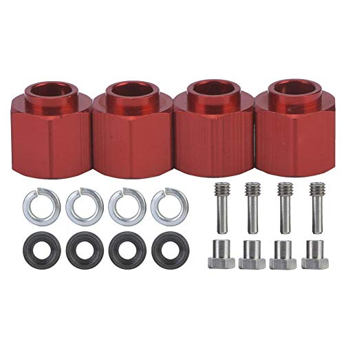 RC Auto Hubs Adapter, 4 Stück Metall erweitern Hubs Adapter Radnaben Adapter für 1/10 RC Modellauto( 9 mm) von Dilwe