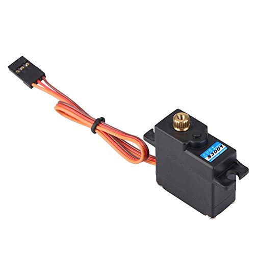 Dilwe RC Auto Servo, Wasserdicht 17g Digital Servo-Metallgetriebe für WPL1625 / Wltoys 144001, Fernbedienung LKW Autoteil Zubehör von Dilwe