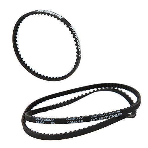 Dilwe RC Car Belt, Rubber 177T Rear und 516T Front Belt Ersatzteile RC Car Parts and Accessories Automodellzubeh?r Car Model Parts f¨¹r XI XIS Model Toys von Dilwe